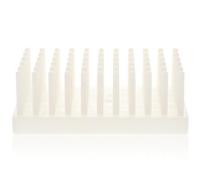 BCOATH Porte-tubes à Essai 66 Emplacements Capacité Élevée en Plastique pour Séchage et Organisation en Laboratoire Scientifique la Maison, Design Léger 7.2x3.7x2.5 Pouces
