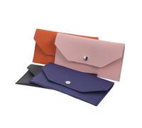BCOATH Portefeuille Porte-espèces en Similicuir Réutilisable 4 Pièces - Organisateur D’enveloppes Budget pour Femmes - Pochette de Voyage Pratique pour Gestion Financière