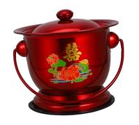 BCOATH Pot de Chambre Acier Inoxydable avec Couvercle Urinoir Portable Réutilisable pour Adultes Personnes Âgées et Femmes Enceintes Seau Toilette Maison Pratique et Antidérapant