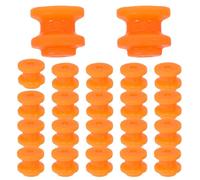 BCOATH Poulies de Moteur 6 MM Diamètre Rouages 2 MM pour Voitures Miniatures 100 Pièces en Plastique Poulies Silencieuses Compatibles pour Modélisme et Voitures Télécommandées