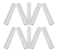 BCOATH Protège-Crayon Transparent en Plastique Lot de 200 Capuchons Prolongateurs pour Crayons Accessoires Scolaires Polyvalents pour Protection Pointe et Rallonge de Crayons Courts