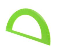 BCOATH Rapporteur Braille en Plastique Vert Clair pour Rentrée Scolaire, Outil de Mesure Précis et Règle à Outil Semi-circulaire pour Élèves Aveugles en Milieu Scolaire