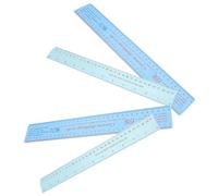 BCOATH Règle de Retrait Outil Multifonctionnel pour Argile en Plastique Flexible 4 Pièces pour Poterie et Projets D'architecture en Céramique
