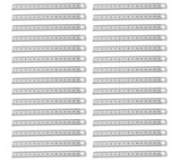 BCOATH Règle en Acier Inoxydable 15 CM Double Graduation Millimètres et Pouces Petite Règle Métallique Rigide avec Trou Suspendre Outil de Mesure Précis pour Guitare Menuiserie et