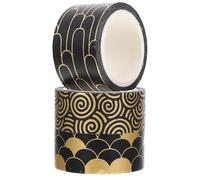 BCOATH Rouleaux de Rubans Adhésifs Décoratifs en Papier Doré Lot de 3 Autocollants Style Chic et Simple pour Bricolage Décoration de Journaux Intimes