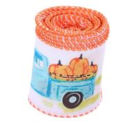 BCOATH Ruban DIY pour Décoration Automne Ruban Cadeau Thanksgiving Polyester Résistant à Motifs Saisonniers pour Décorations et Créations Manuelles