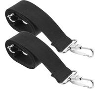 BCOATH Sangle de Caisse Ceinture Réglable Noir en Polyester Claire de Marche 4 Pièces Accessoire de Remplacement Solide pour Tambour Militaire et Snare Drum pour Percussion