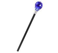 BCOATH Sceptre de Cosplay pour Garçon et Filles 1 Pièce, Bâton Décoratif en Plastique Bleu et Or, Accessoire de Fête et Déguisement pour Halloween, Jeux de Rôle et Accessoires Sceptres