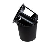 BCOATH Seau de Plantation Double pour Pommes de Terre et Gingembre Pot de Culture Résistant et Aéré Support Racines Saines Jardinage Maison Noir