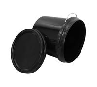 BCOATH Seau Plastique Alimentaire avec Couvercle Robuste et Hermétique Seau Polyvalent pour Stockage Cuisine Eau Huile Farine et Compost Design Compact Économiseur Espace