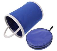 BCOATH Seau Pliable Multifonction 13l en Abs et Toile, Réservoir d'eau Portable pour Camping et Randonnée, Gain de Place pour Lavage de Voiture et Pêche