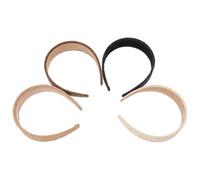 BCOATH Serrage-têtes à Cheveux en Raphia 4 Pièces Style Rotin Unique et Généreux pour Femmes Accessoire Cheveux Élégant Prévenant la Dispersion des Couleur Aléatoire