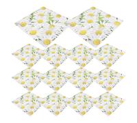 BCOATH Serviettes en Papier Lot de 20 Marguerite à Motifs Floraux Douces et Faciles à Ranger Décorations Élégantes pour Goûters et Anniversaires
