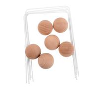 BCOATH Set Croquet pour Garçon Fille Jeu Extérieur Familial avec Balles et Arceaux Kit de Croquet Portable pour Jardin Accessoires de Jeu pour Fêtes et Loisirs Plein Air