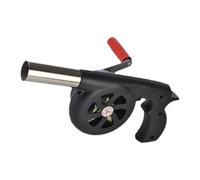 BCOATH Souffleur de Barbecue Extérieur Outil Pratique pour Allumer Charbon de Bois en ABS et Fer à Manivelle lors de Camping en Plein Air