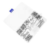 BCOATH Stainless Steel Binding Screw Post Kit For Photo Album Scrapbook Leather Craft DIY Flat Head Rivet Bolts For Book Belt Handbag Assembly
