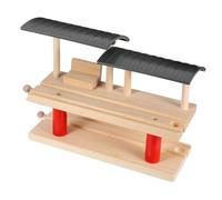 BCOATH Station de Jeu Bois pour Garçon Fille Modèle de Plateforme Ferroviaire DIY Éducatif de Construction Accessoire de Circuit de Train pour Garçons et Filles à de Ans