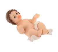 BCOATH Statue de Jésus Résine Figurine Religieuse Miniature Décor de Bureau et Maison Symbolique Nativité Apportant Espoir et Bénédictions