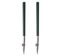 BCOATH Stylo à Dessin Art Outil Professionnel en Plastique et Alliage 2 Pièces Vert, Stylo à Réglable pour des Lignes Fines en Dessin Artistique