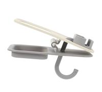 BCOATH Support de Gobelet de Bureau avec Clip et Crochet Porte-boisson Latéral pour Table Rangement Pratique pour Tasses Bouteilles et Accessoires Installation Facile Bureau ou Table de