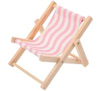 BCOATH Support de Téléphone Portable et Décorer Votre Espace Forme Chaise de Plage en Bois et Toile, Léger et Fiable pour Lire Messages Plusieurs Styles pour Bureau Plusieurs Styles