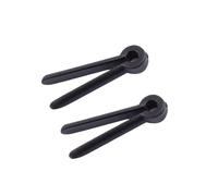 BCOATH Supports de Corde d'arc à Poulies Noirs, Séparateurs de Corde pour Tir à l'arc, Lot de 2 Pièces, Accessoires Pratiques pour Arc à Poulies, Installation Facile et Transport