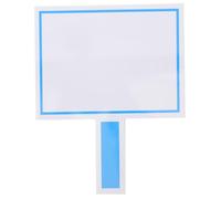 BCOATH Tableau Blanc Portable Double Face Effaçable à Sec pour Bureau et Compétition Planche Écriture Main Multifonction pour Score et Vote