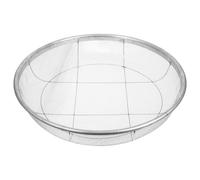 BCOATH Tamis de Jardin Rond en Fer Argenté, Léger et Facile à Utiliser pour Tamiser Petits Cailloux et Sable, pour Jardinage et Loisirs en Plein Air