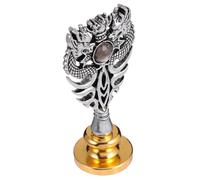 BCOATH Tampon à Cire Laquée Manuel en Métal, Finition Brillante, Format S203, Tampon Portatif pour Bureau et Décoration, Sceau de Cire pour Enveloppes, Invitations et Cartes, Présent