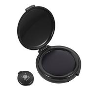 BCOATH Tampon Encreur Portable Mini Rond Encre Rapide Séchage Accessoire Bureau Compact pour Documents et Signatures