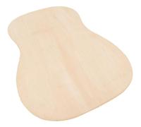 BCOATH Tête de guitare Plaque en bois massif en forme de calebasse pour guitare folk et classique surface vierge à personnaliser pour amateurs