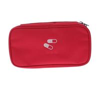 BCOATH Trousse de Secours Portable Légère Oxford Pochette Urgence avec Poche Filet pour Voyage Randonnée Maison et Travail Rouge