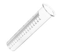 BCOATH Tube de Rechange en Pluviomètre de Jardin, Jauge d'eau Précise pour Pelouse Extérieure, 18 CM, Borosilicate Résistant aux Intempéries, Graduations Lisibles, Usage Jardinage