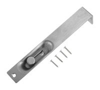 BCOATH Verrou Coulissant Encastré en Acier Inoxydable 304 pour Porte Double, Sécurité Renforcée, Style Dissimulé pour Portes de Cour Intérieure