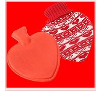 BcofoA Bouillotte en Forme de cœur, différentes Couleurs, Un Confortable lit Chauffant en Fourrure Artificielle pour Les Mains Froides, Un Cadeau pour Petite Amie. (Color : Combination 1)