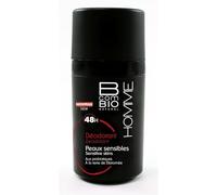 BCOMBIO - Déodorant Roll-on Homme Peau Sensible, Protection Anti-Transpirante 48h, Flacon 50mL - lot de 3 - Vendu par Lot