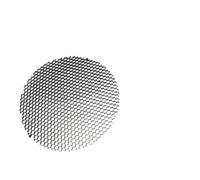 BCOMFY 5 pièces LED Lumière Douce Abat-Jour Downlight Projecteur Noir Rond Nid D'abeille Maille Couverture Anti-éblouissante Lumière Anti-éblouissante En Aluminium(50mm)