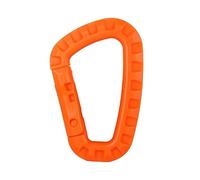 BCOMFY 6x Mousqueton tactique Carabina Karabiner Clip Plastique Cadet Randonnée Camping(Orange)