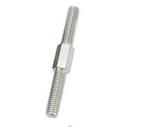 BCOMFY M12 filetage gauche et droit tige filetée à Double extrémité barre de filetage Positive et négative boulons vis 304 acier inoxydable(M12x60mm-1pcs)