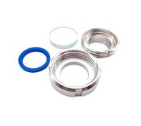 BCOMFY Miroir d'observation fileté SMS sanitaire OD25-108 mm SS304 en acier inoxydable soudé for aliments, boissons, produits pharmaceutiques faits maison(OD 76mm)