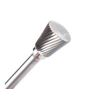 BCOMFY Outil de lime rotative en alliage de carbure de tungstène à tête de type N, fraise à pointe, meuleuse à matrice, outil abrasif, foret, fraisage, foret à découper(5PCS (N06-16))