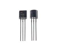 BCOMFY Transistors Triode PNP TO92, 50 pièces, trou traversant, 2N2222 2N2907 2N3904 2N3906 2N5401 2N5551, composants électroniques(50pcs 2N3904)