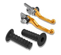 BCOTNHZT Leviers De Frein Et D'embrayage En Aluminium Pour Moto, Barre Poignée Caoutchouc 7/8 Pouces Pour 530XCW 530XC-W 2008 2009 2010 2011(H)