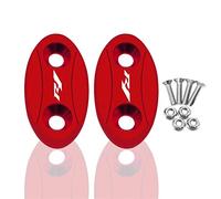 BCOTNHZT Retroviseur Moto Couvercle De Trou De Miroir pour YH YZF-R1 R1 R1 2007-2014 2012 2013 Accessoires De Moto Capuchon D'éliminateurs De Miroir Entraîné par Pare-Brise(Rouge)