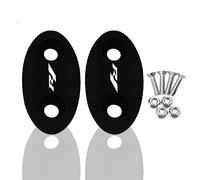 BCOTNHZT Retroviseur Moto Couvercle De Trou De Miroir pour YH YZF-R1 R1 R1 2007-2014 2012 2013 Accessoires De Moto Capuchon D'éliminateurs De Miroir Entraîné par Pare-Brise(Noir)
