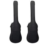 Bcowtte 2X ÉLectrique Housse pour Guitare Basse Sac de Transport Rembourré Étui Souple Rembourrage 5 mm Léger et Imperméable