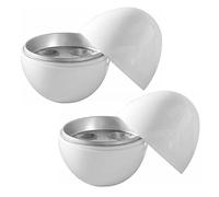 Bcowtte Lot de 2 coquetiers à œufs - Pour micro-ondes - Cuit parfaitement les œufs et libère la coquille