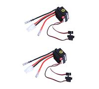 Bcowtte Lot de 2 régulateurs de Vitesse ESC 320 A 6-12 V ESC avec Bec 2 A pour Bateau RC U6L5