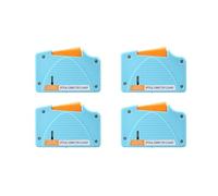 Bcowtte Lot de 4 cassettes de nettoyage optiques pour connecteur fibre optique - Pour cassettes de nettoyage