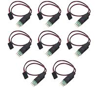 Bcowtte Lot de 8 modules de commande à distance CH3 pour la lampe plug-and-play du modèle RC Car Light